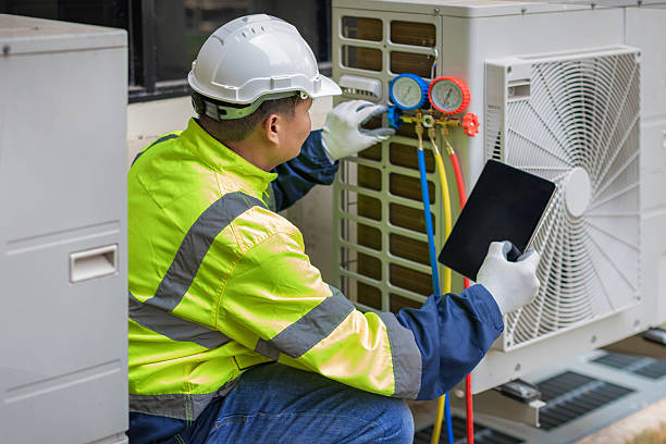 Professional Hvac Installation technician working in Lexington, MA